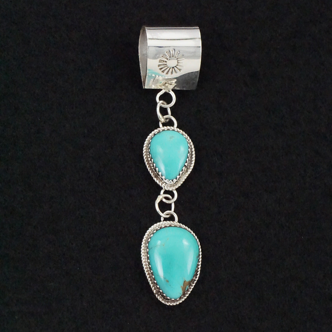 Ernest Hawthorne Turquoise & Sterling Silver Pendant