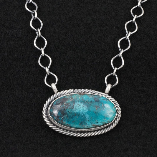 Paul Livingston Turquoise & Sterling Silver Necklace