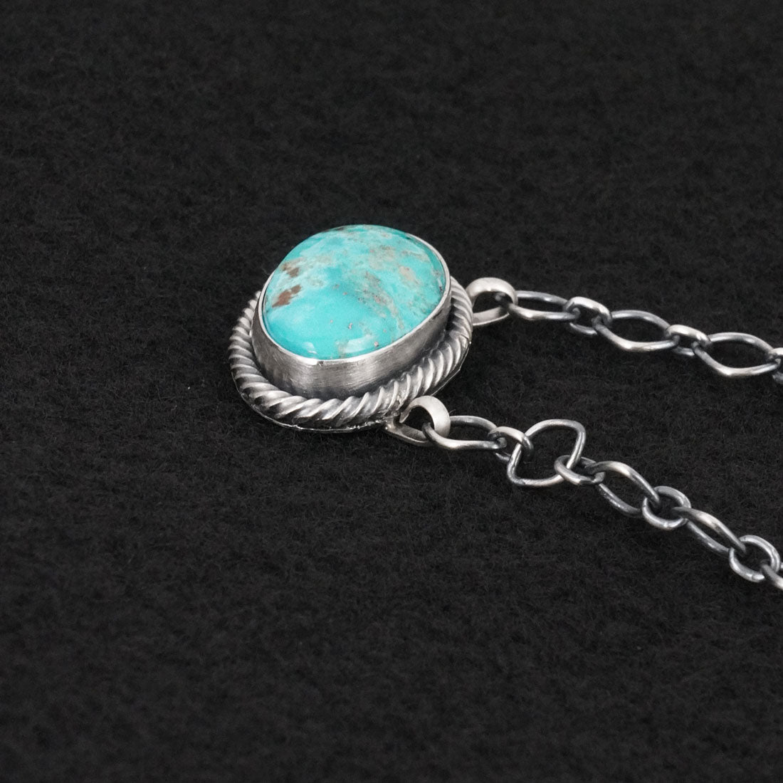 Paul Livingston Turquoise & Sterling Silver Necklace