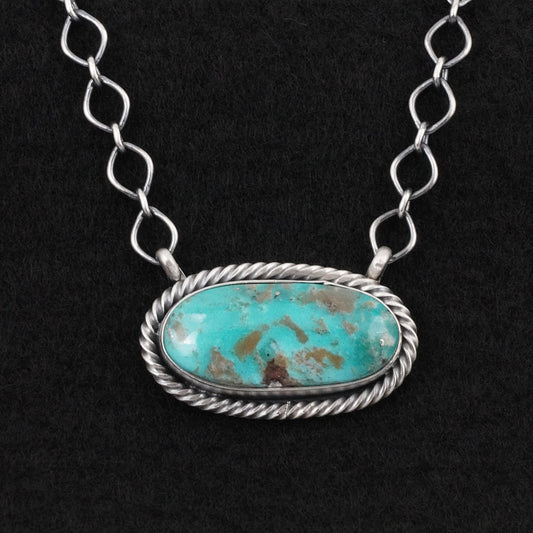 Paul Livingston Turquoise & Sterling Silver Necklace