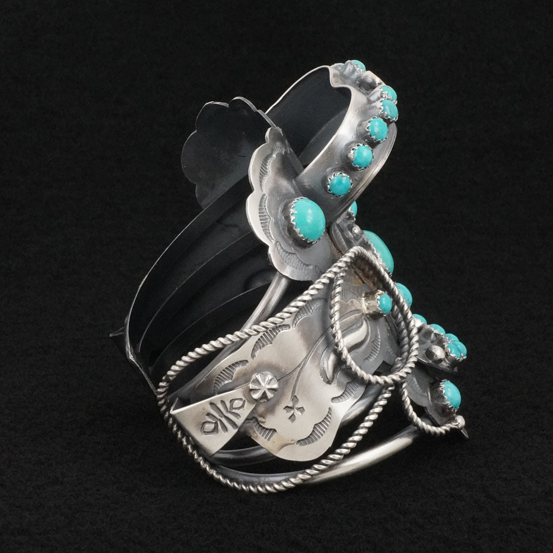 Tim Yazzie Turquoise & Sterling Silver Bracelet