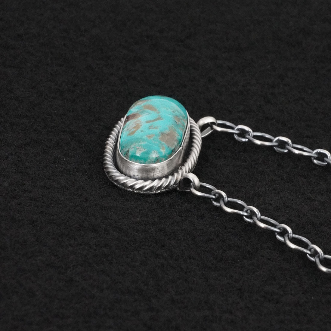 Paul Livingston Turquoise & Sterling Silver Necklace