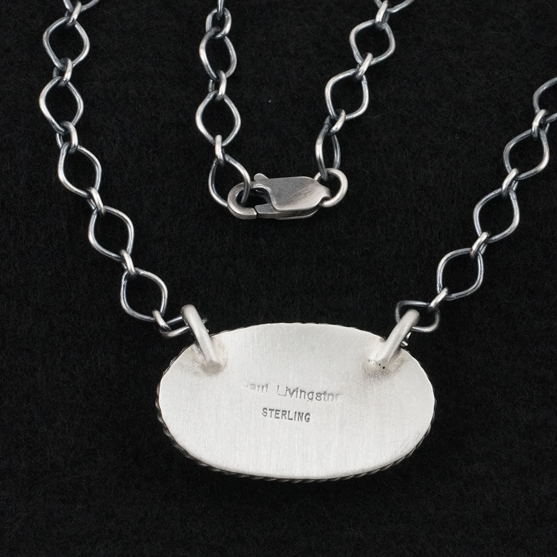 Paul Livingston Turquoise & Sterling Silver Necklace