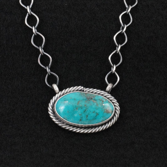 Paul Livingston Turquoise & Sterling Silver Necklace