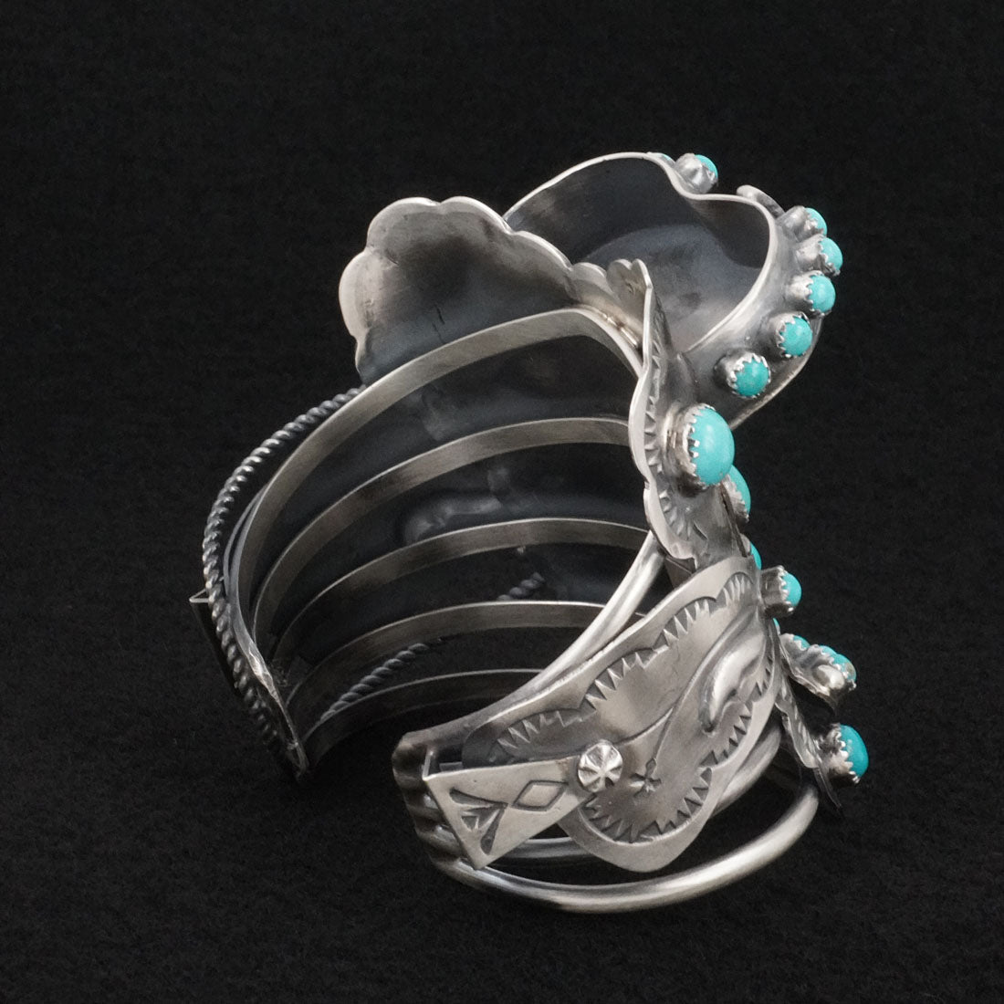 Tim Yazzie Turquoise & Sterling Silver Bracelet