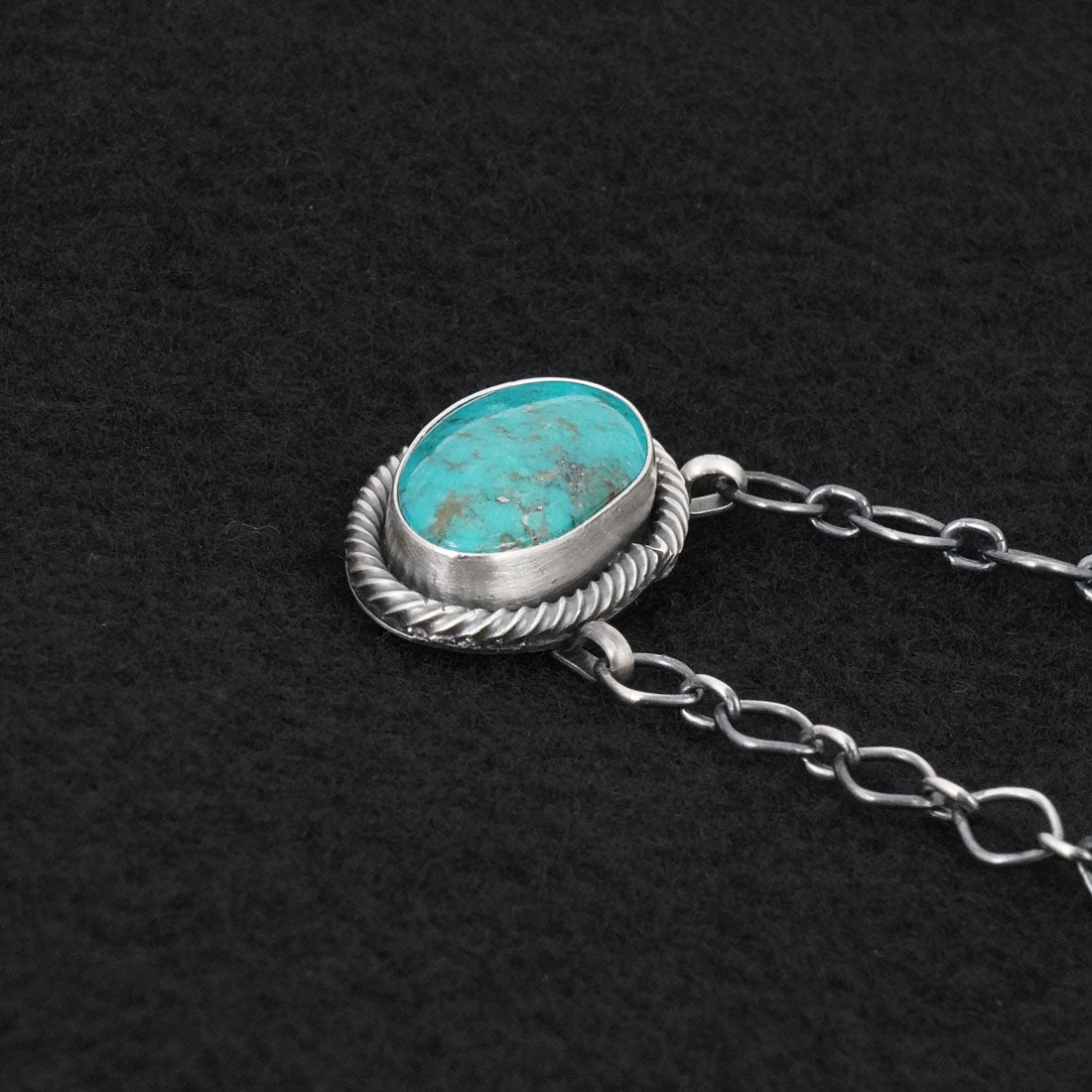 Paul Livingston Turquoise & Sterling Silver Necklace