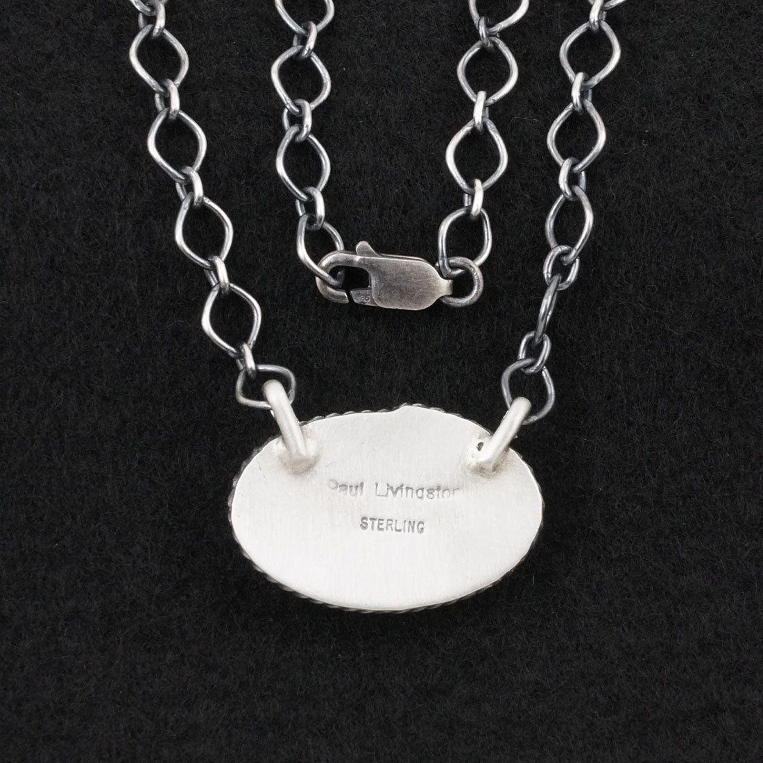 Paul Livingston Turquoise & Sterling Silver Necklace
