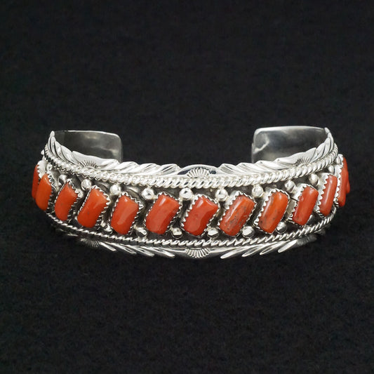 Martin Muskett Coral & Sterling Silver Bracelet