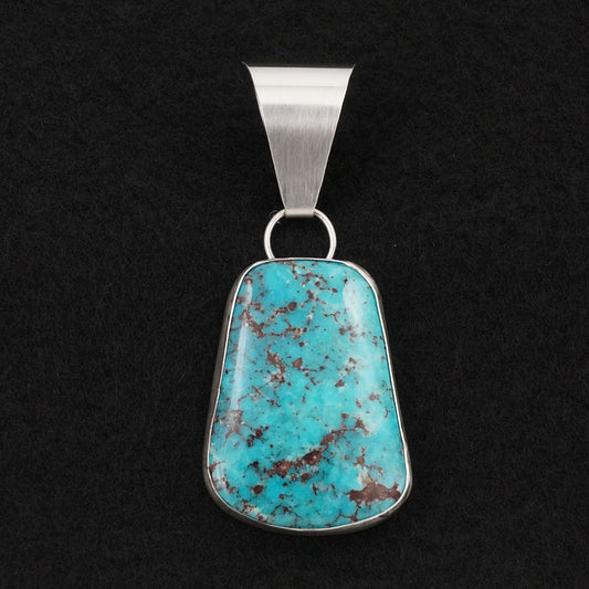 Eugene Gruber Turquoise & Sterling Silver Pendant
