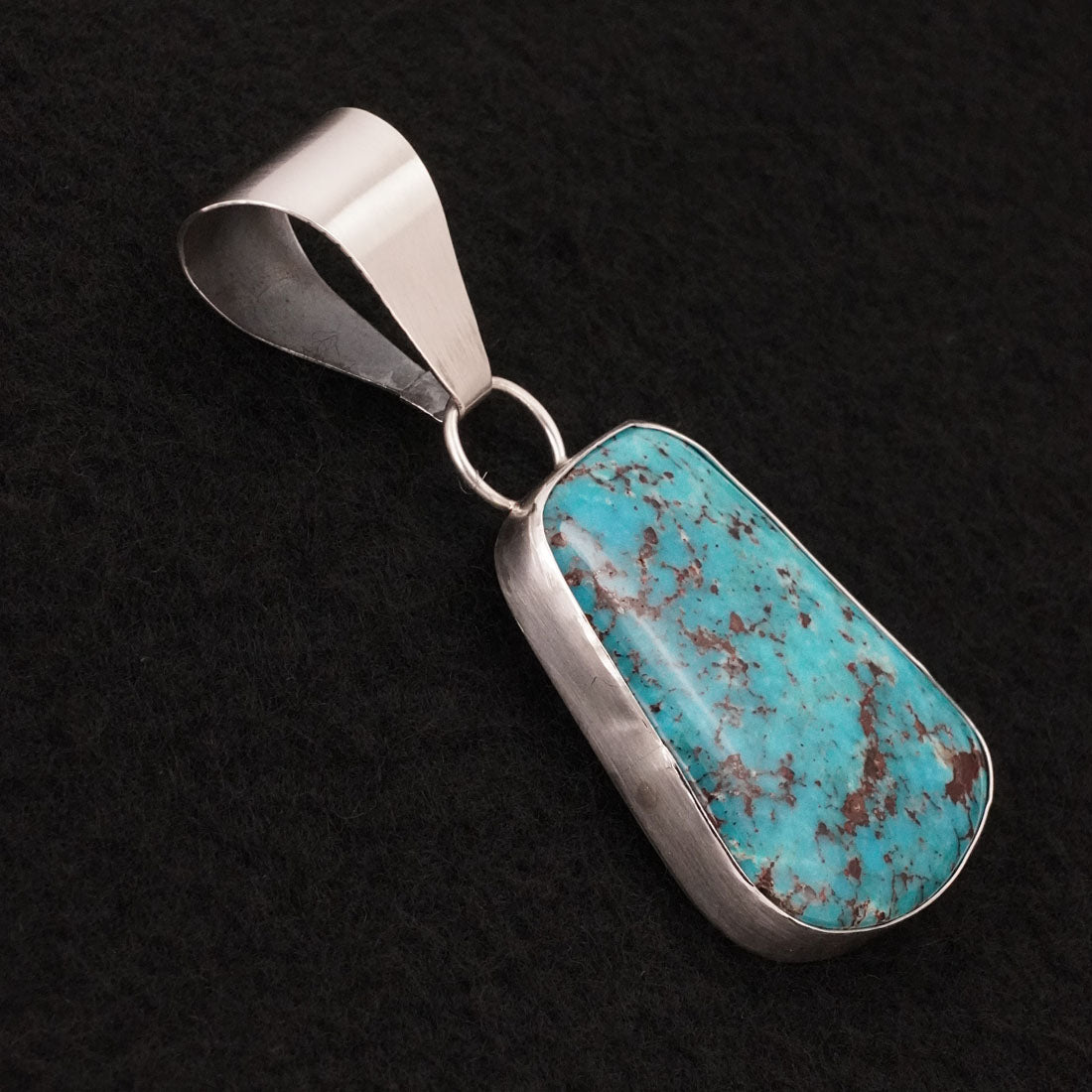 Eugene Gruber Turquoise & Sterling Silver Pendant
