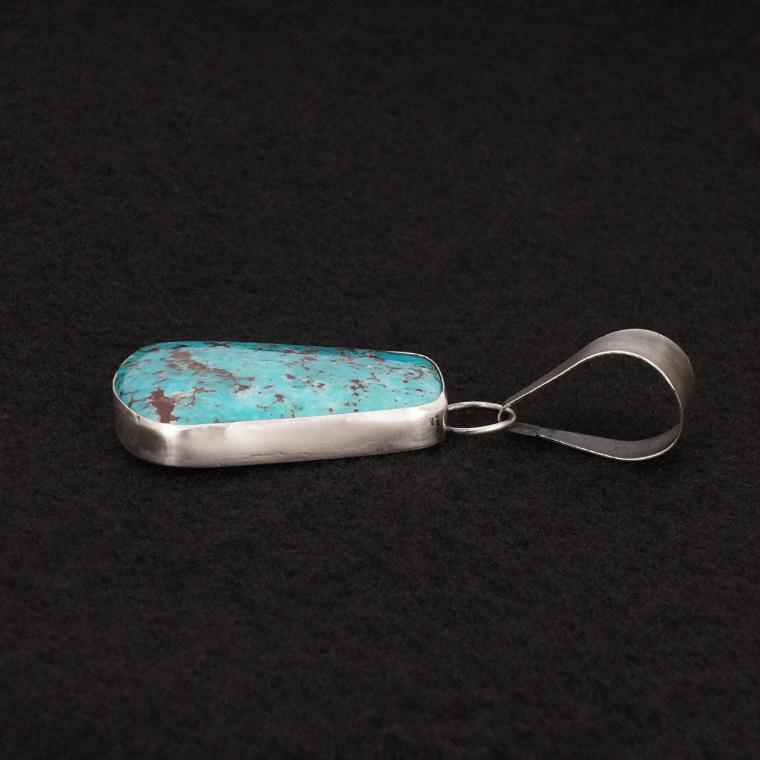 Eugene Gruber Turquoise & Sterling Silver Pendant