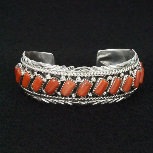 Martin Muskett Coral & Sterling Silver Bracelet