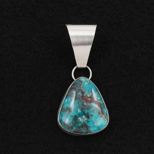 Eugene Gruber Turquoise & Sterling Silver Pendant