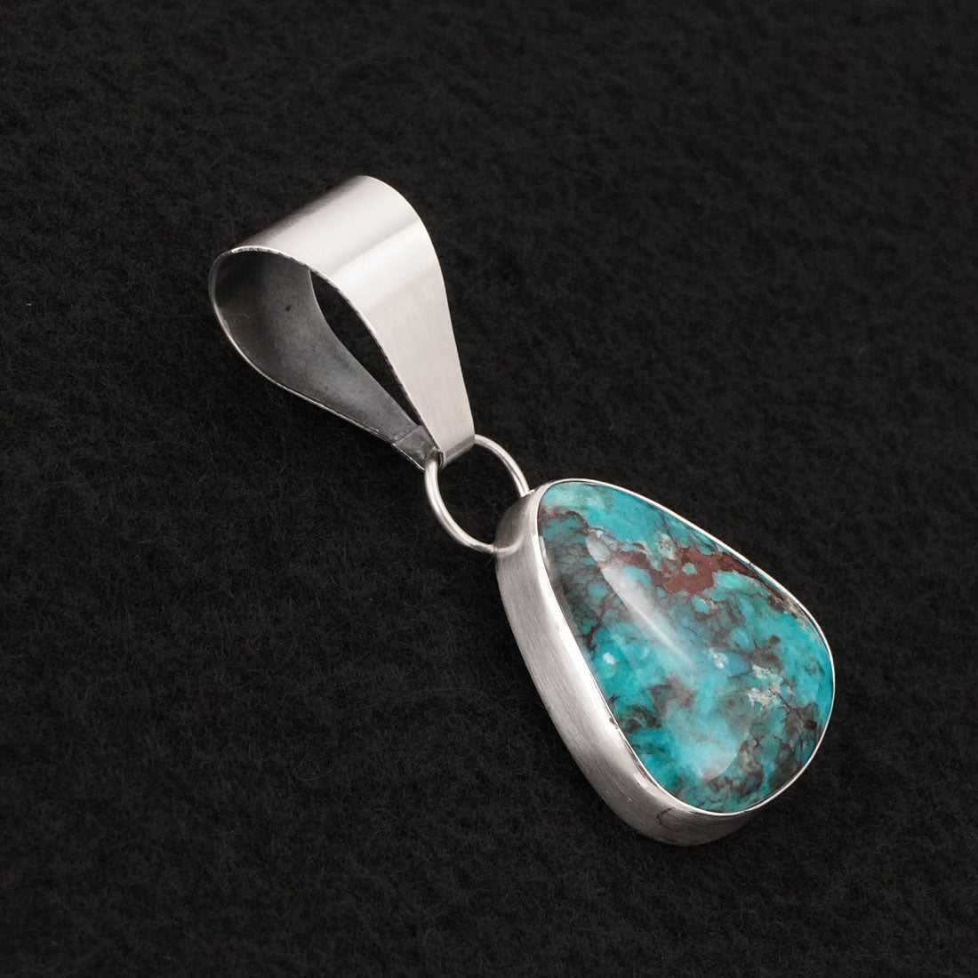 Eugene Gruber Turquoise & Sterling Silver Pendant