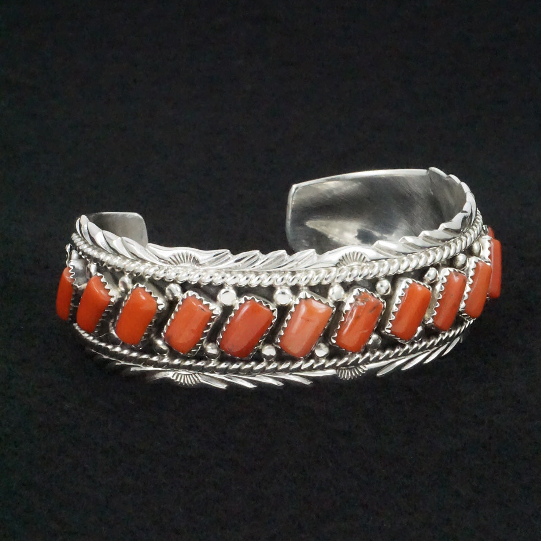 Martin Muskett Coral & Sterling Silver Bracelet