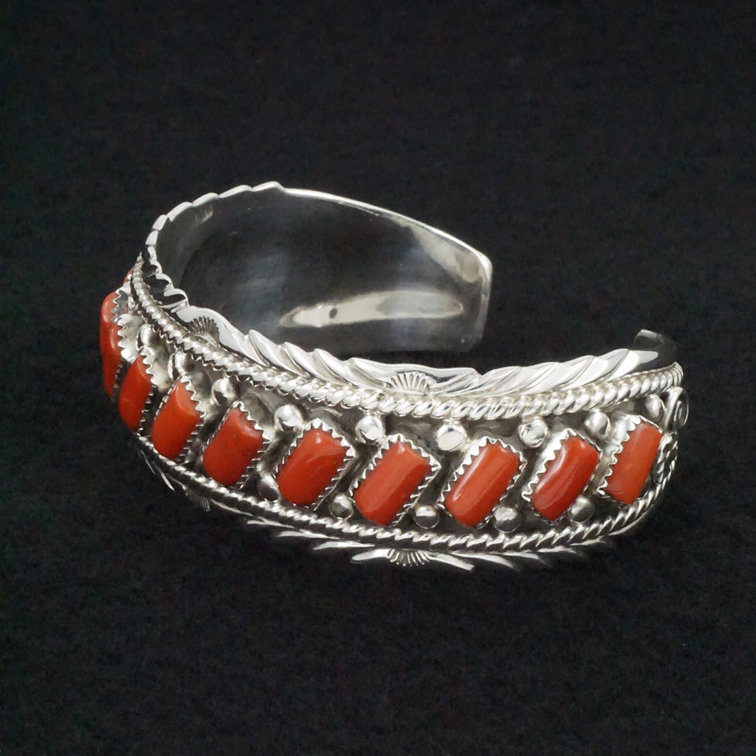 Martin Muskett Coral & Sterling Silver Bracelet