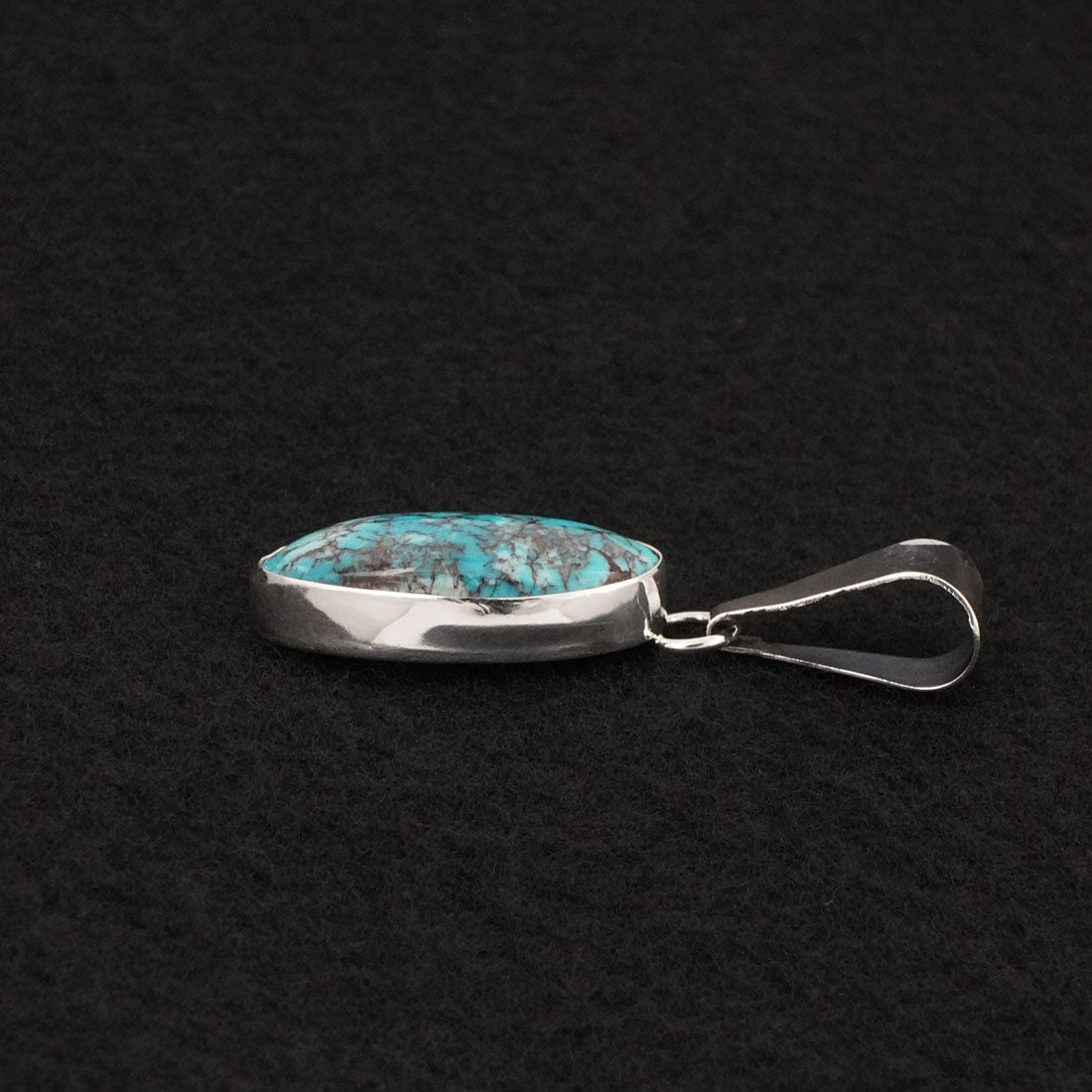 Eugene Gruber Turquoise & Sterling Silver Pendant