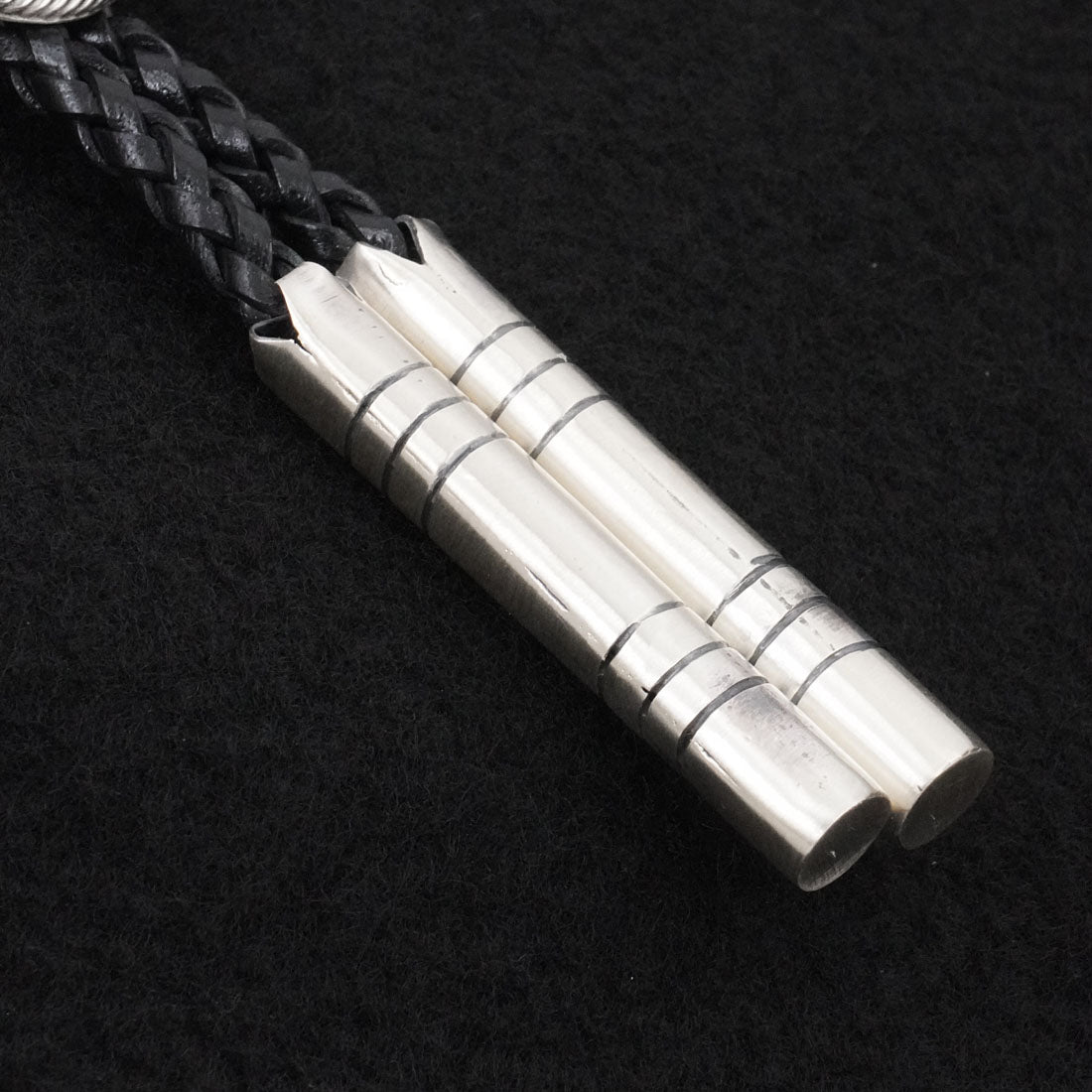 Bob Becenti Turquoise & Sterling Silver Bolo Tie