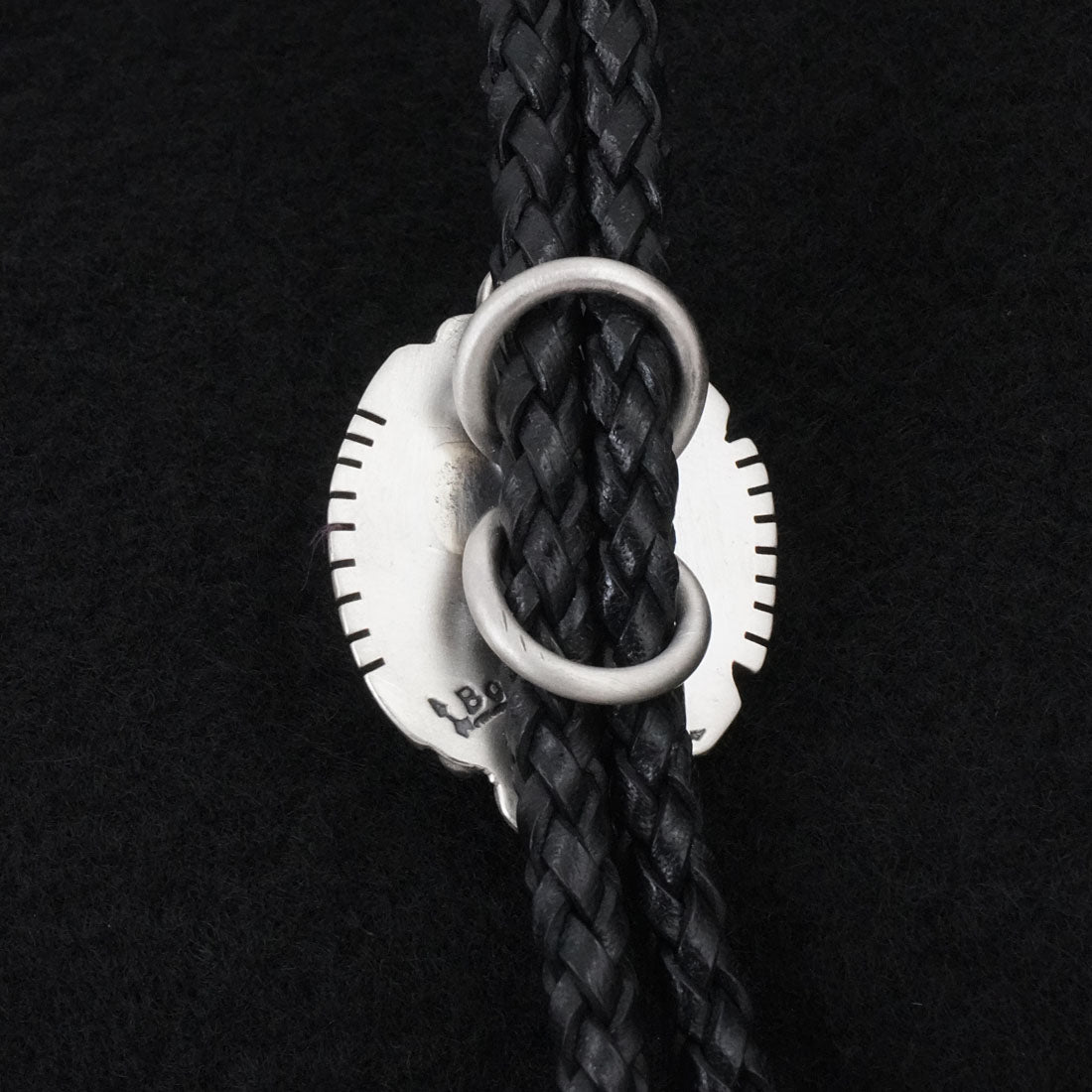 Bob Becenti Turquoise & Sterling Silver Bolo Tie