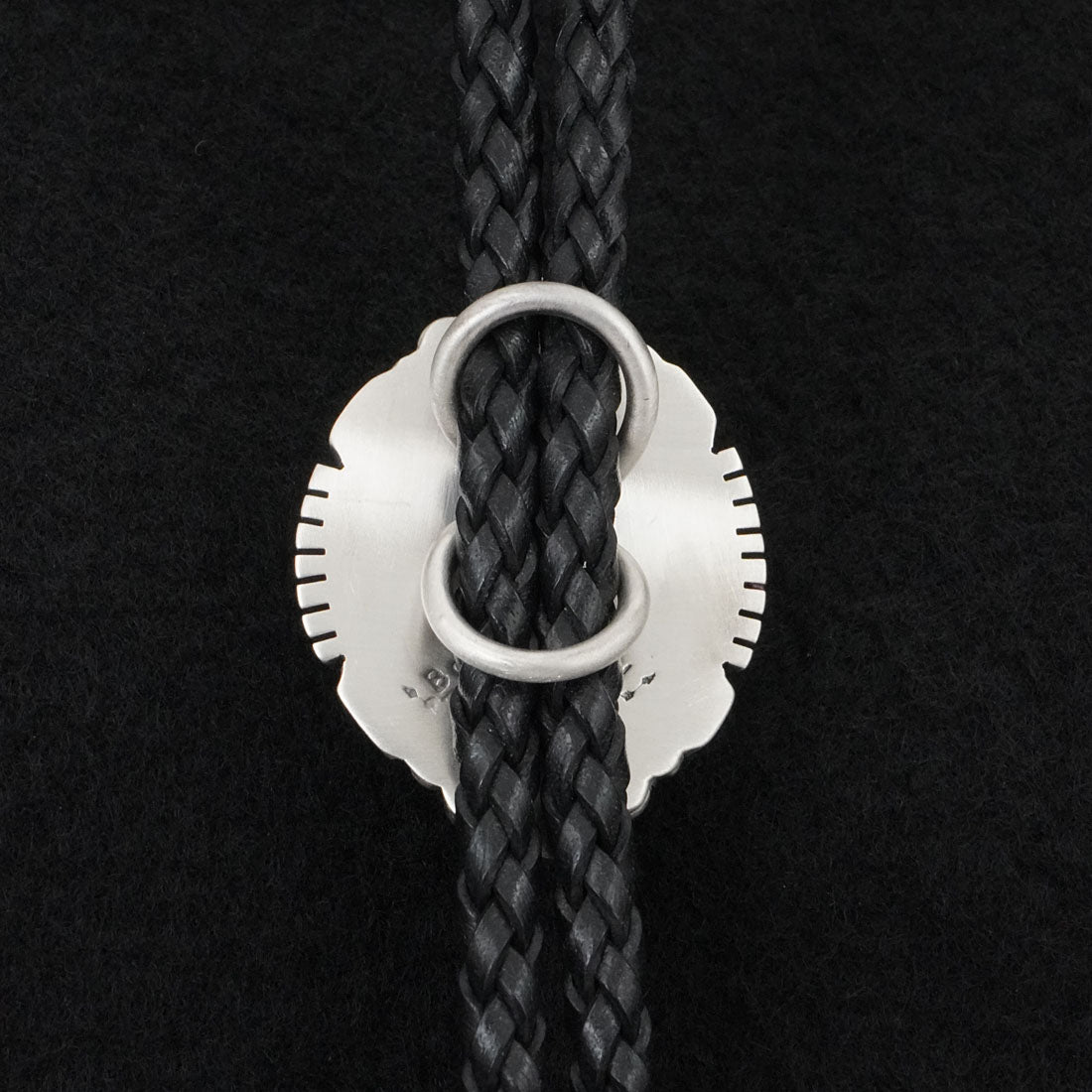 Bob Becenti Turquoise & Sterling Silver Bolo Tie