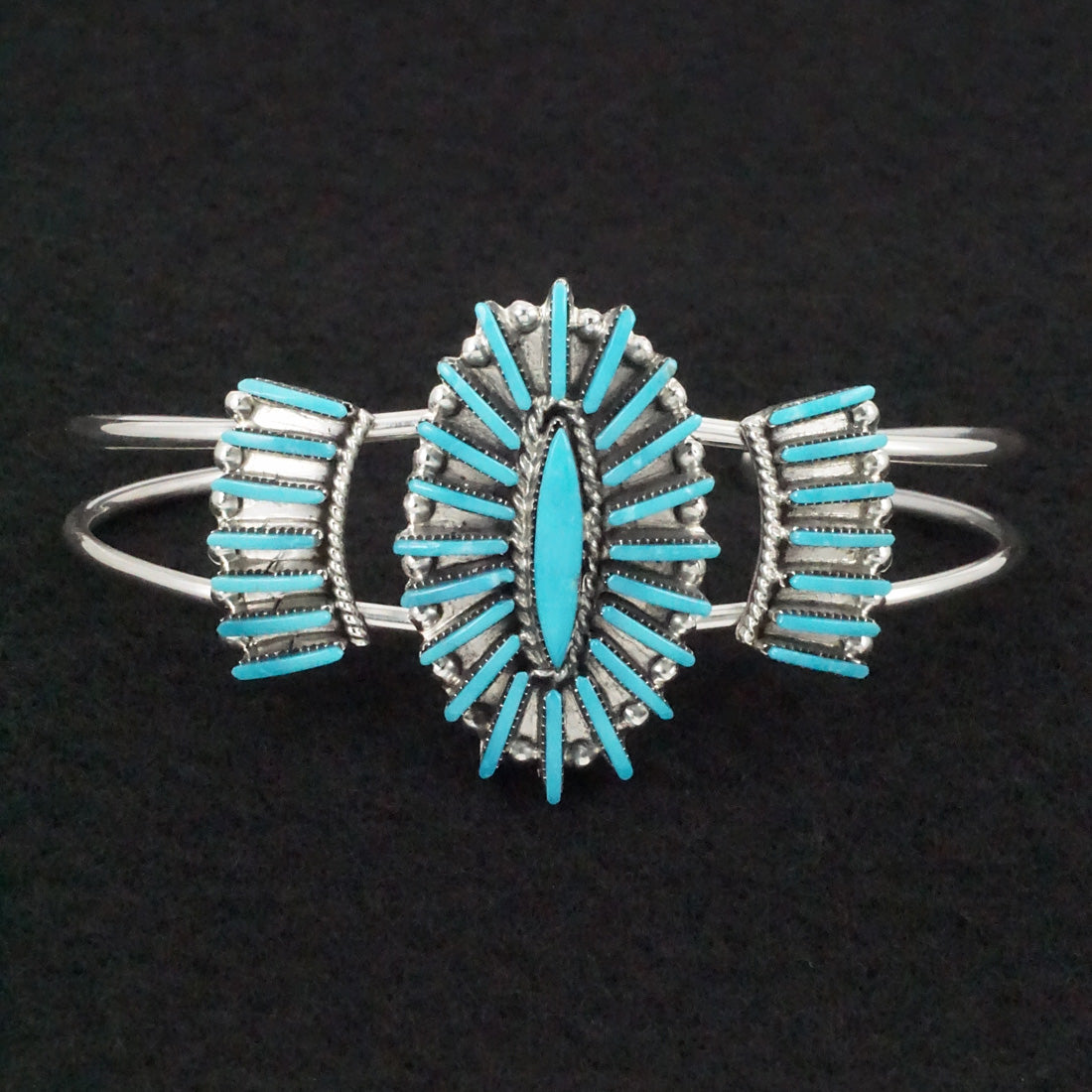 Carla Laconsello Turquoise & Sterling Silver Bracelet & Ring Set