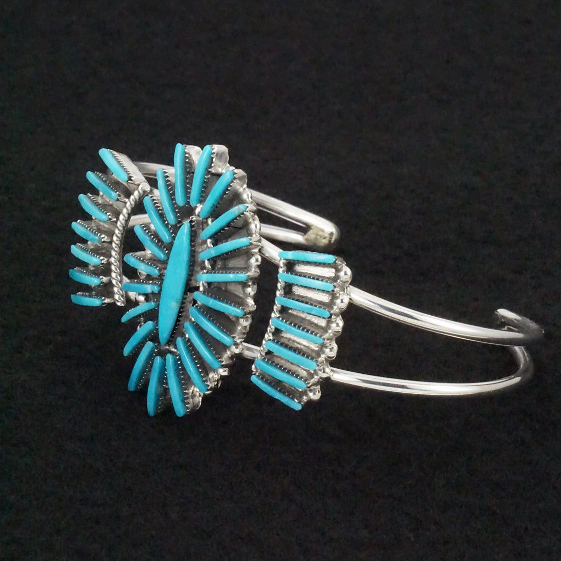 Carla Laconsello Turquoise & Sterling Silver Bracelet & Ring Set