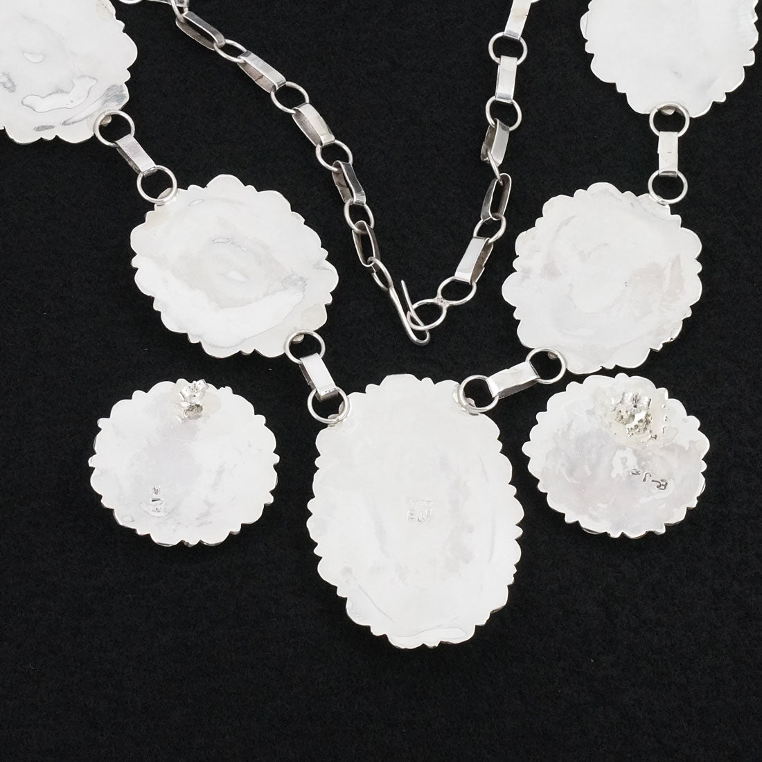 Eunice Wilson Coral & Sterling Silver Necklace Set