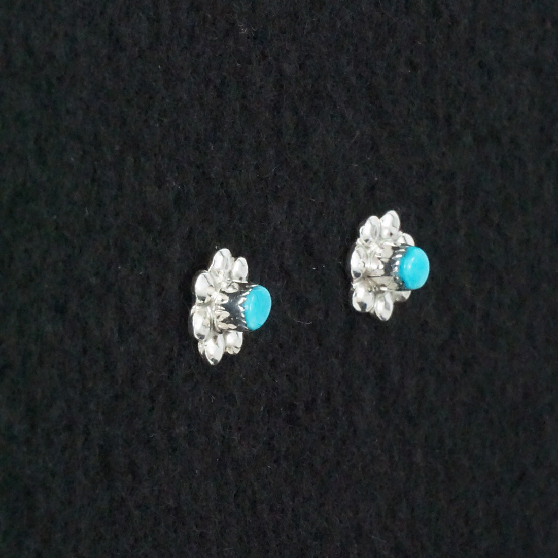 Roland Yatsattie Turquoise & Sterling Silver Earrings