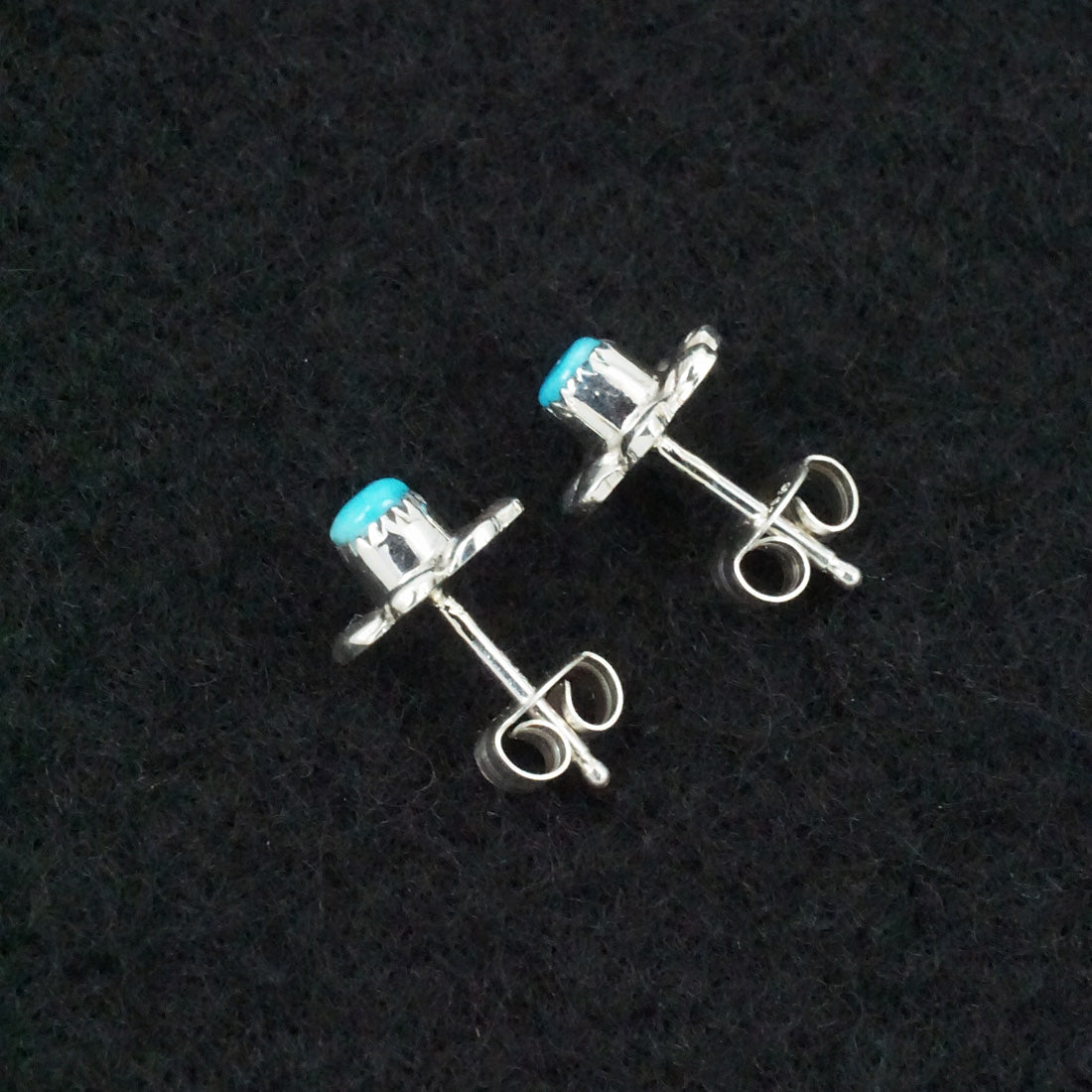 Roland Yatsattie Turquoise & Sterling Silver Earrings