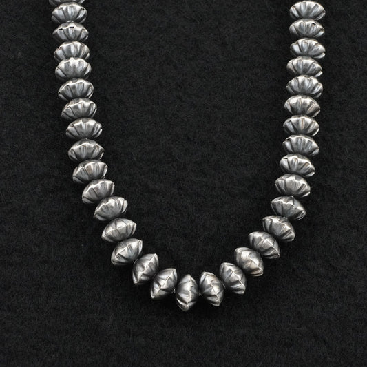 Austin Haley Sterling Silver Navajo Pearl Necklace 20"
