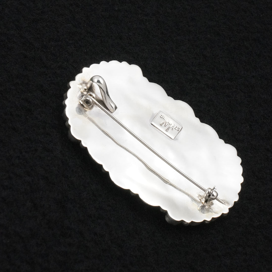 Justina Wilson Turquoise & Sterling Silver Squash Blossom Set