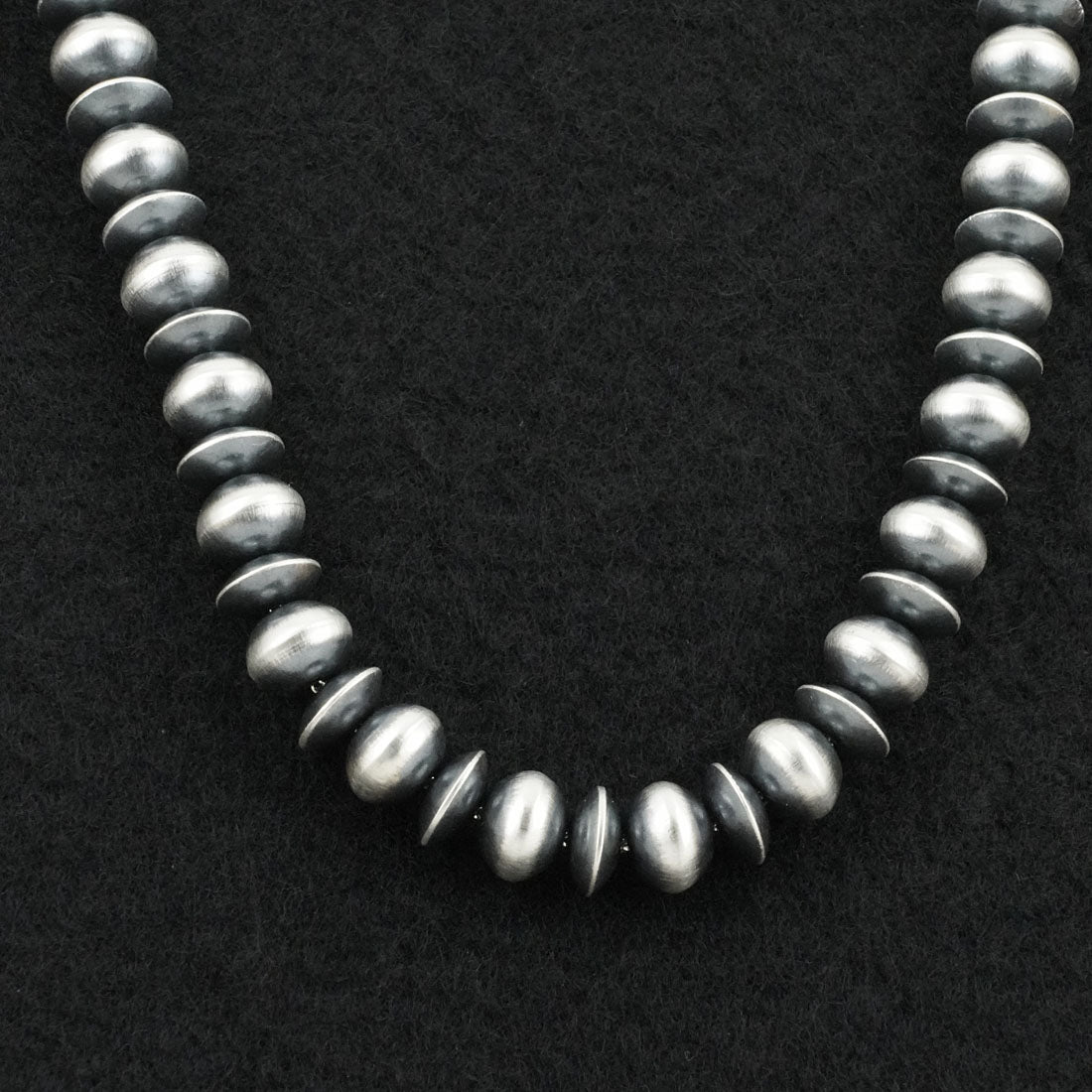 Tonisha Haley Sterling Silver Navajo Pearl Necklace 18"