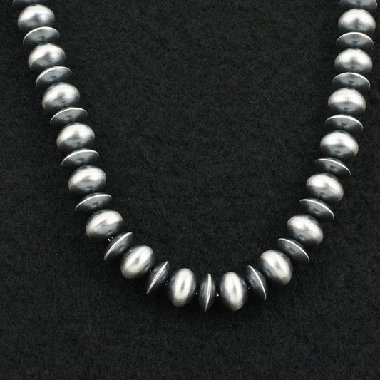 Tonisha Haley Sterling Silver Navajo Pearl Necklace 18"