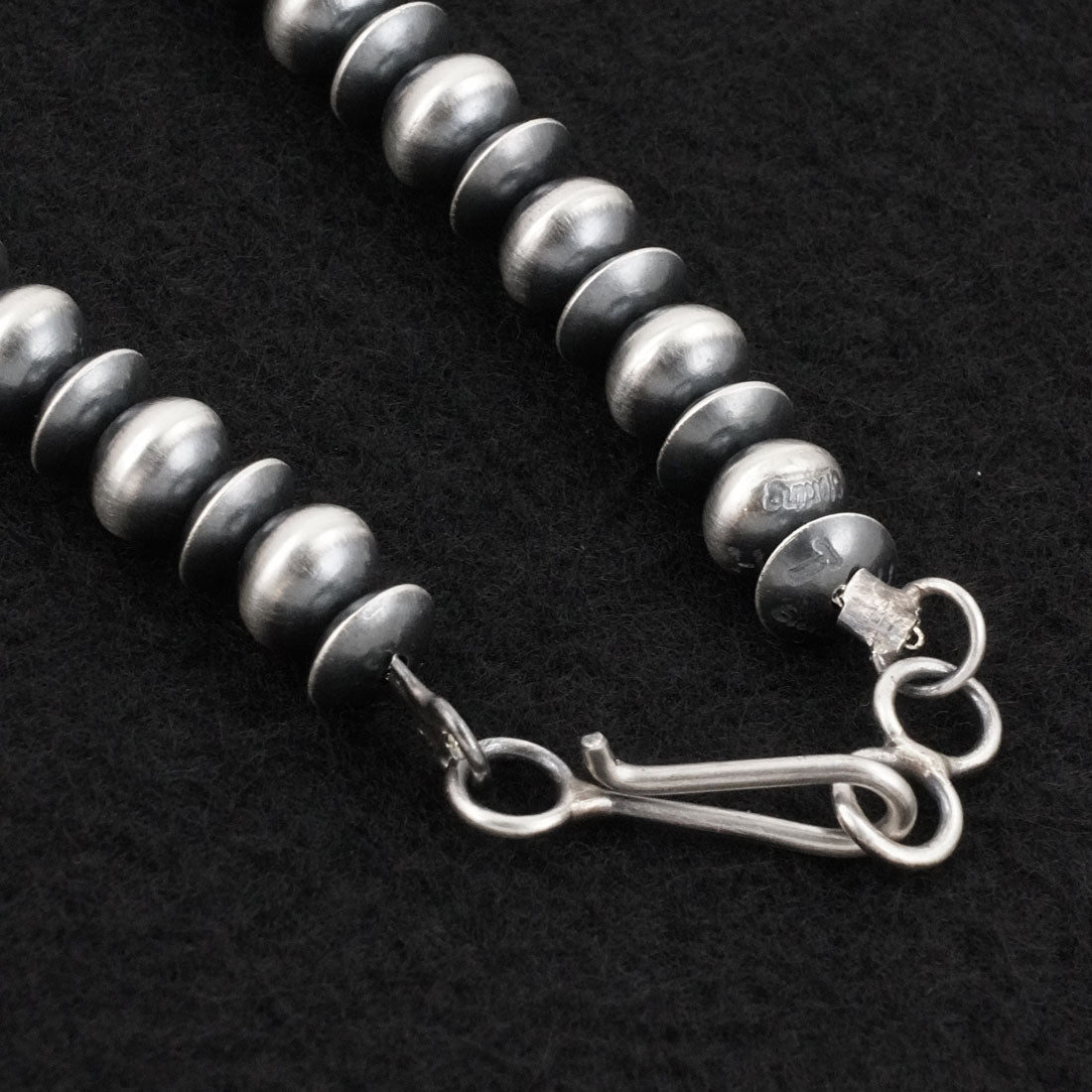 Tonisha Haley Sterling Silver Navajo Pearl Necklace 18"