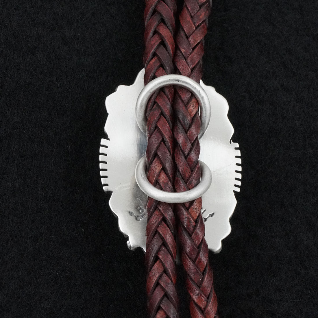 Bob Becenti Turquoise & Sterling Silver Bolo Tie