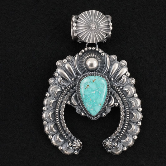 Delbert Gordon Turquoise & Sterling Silver Pendant
