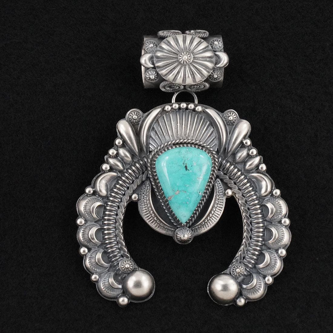 Delbert Gordon Turquoise & Sterling Silver Pendant