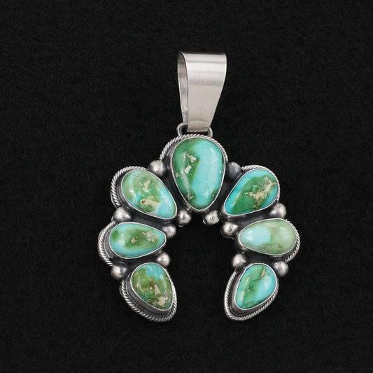 Paul Livingston Turquoise & Sterling Silver Pendant