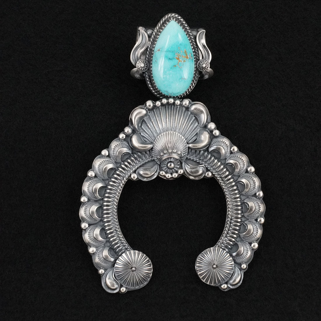 Delbert Gordon Turquoise & Sterling Silver Pendant