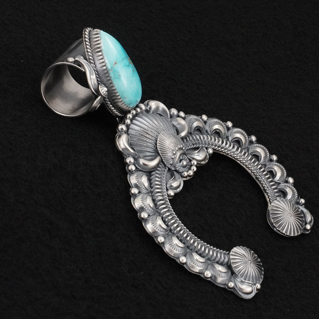 Delbert Gordon Turquoise & Sterling Silver Pendant