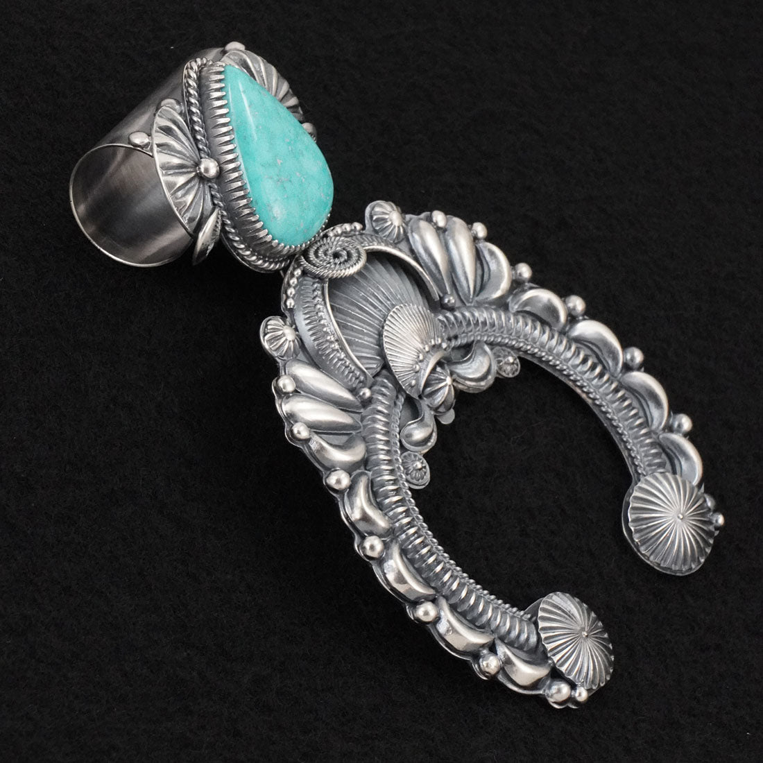 Delbert Gordon Turquoise & Sterling Silver Pendant