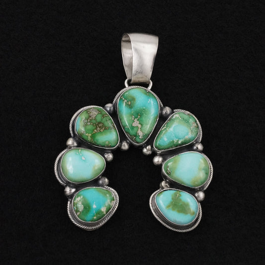 Paul Livingston Turquoise & Sterling Silver Pendant