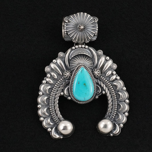 Delbert Gordon Turquoise & Sterling Silver Pendant