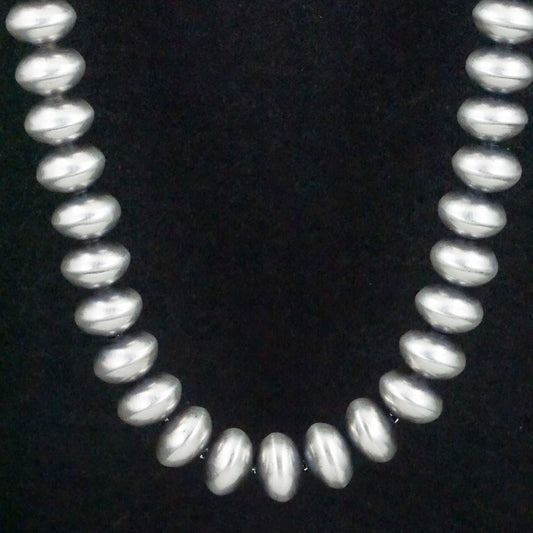 Bryannen Halwood Sterling Silver Navajo Pearl Necklace 20"