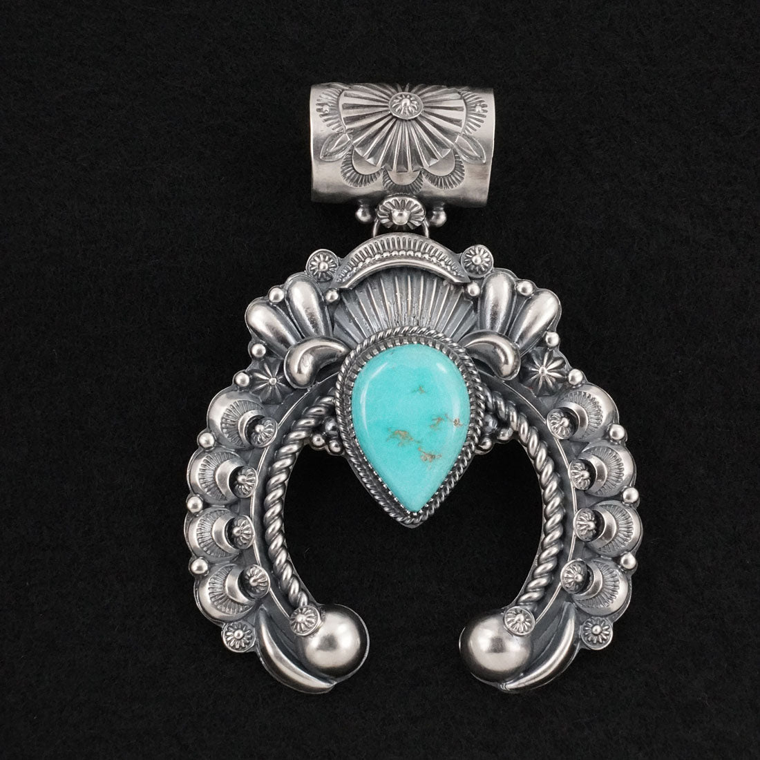 Delbert Gordon Turquoise & Sterling Silver Pendant