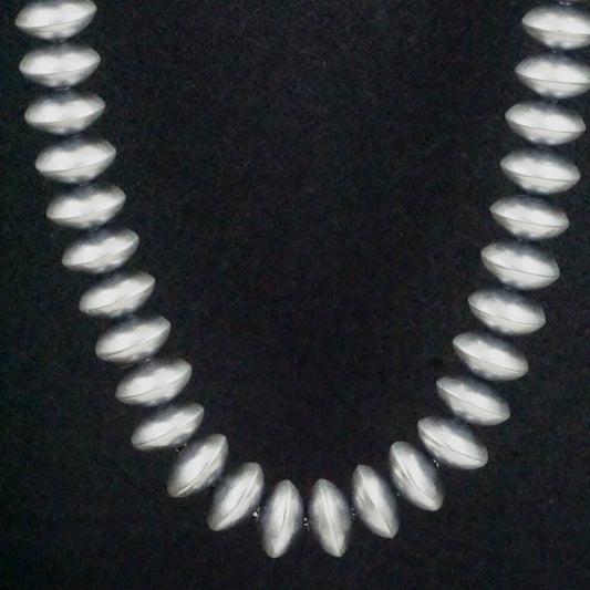 Bryannen Halwood Sterling Silver Navajo Pearl Necklace 16"