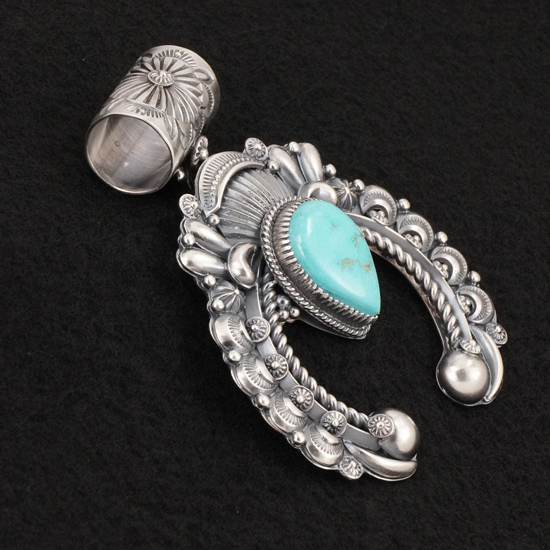 Delbert Gordon Turquoise & Sterling Silver Pendant