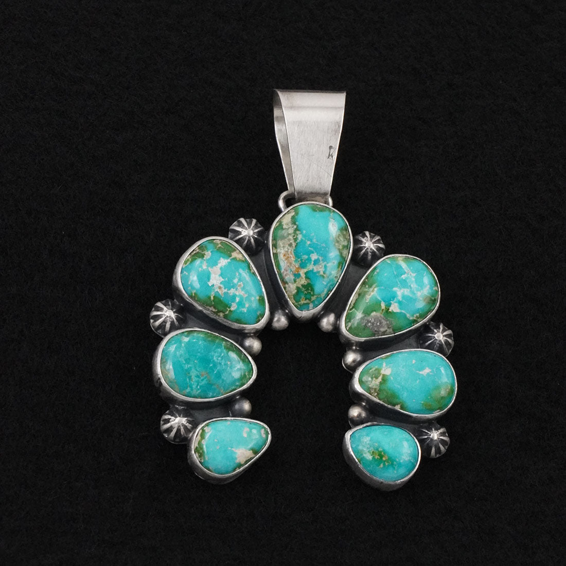 Paul Livingston Turquoise & Sterling Silver Pendant