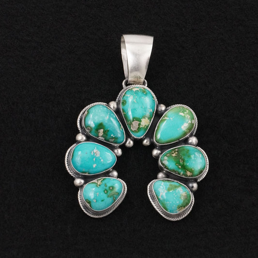 Paul Livingston Turquoise & Sterling Silver Pendant