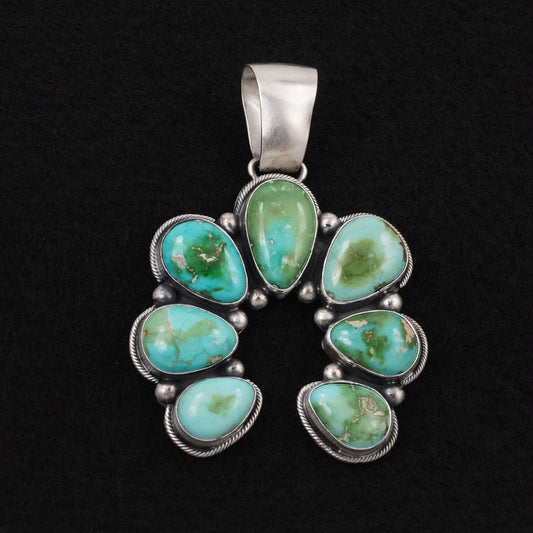 Paul Livingston Turquoise & Sterling Silver Pendant
